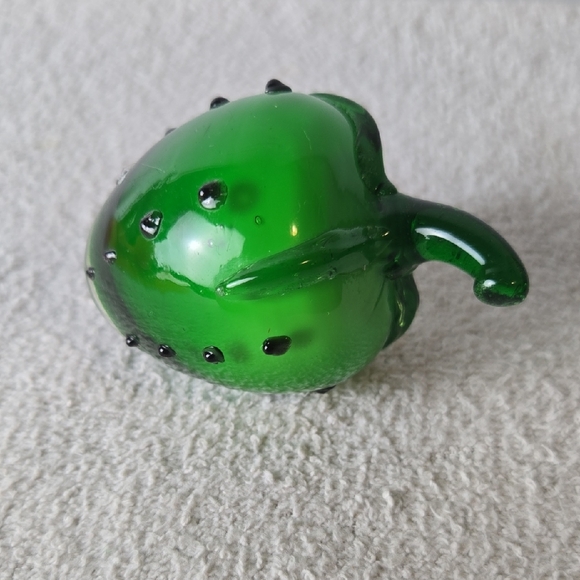 Stunning Murano Style Hand-Blown Glass Fruit Set with Platter - Picture 2 of 5